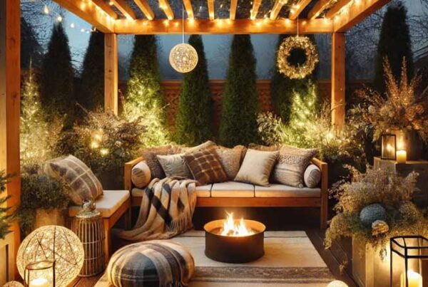 Sfeervolle Wintertuin | Feestdagen, verlichting, wintergroene planten