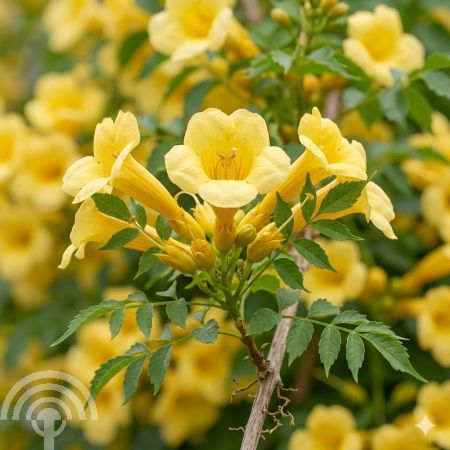 Trompetklimmer | Campsis radicans 'Flava'